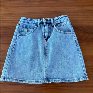 GB Girls Light Blue Denim Skirt